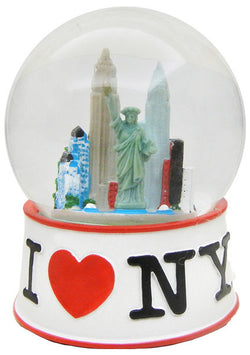 65mm Skyline Illuminated White Base Waterball