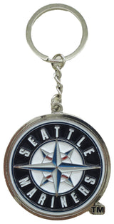 Seattle Mariners 3MM Silver Keychain