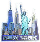 Skyline Foil Magnet with 3.25 Sol Shape