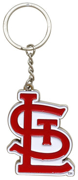 Cardinals STL 3MM Silver Keychain