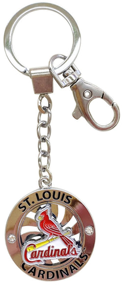 Cardinals Logo Spinning Keychain