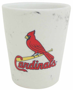 Cardinals Marble Shotglass