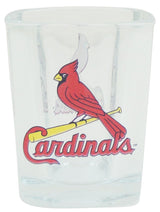 Cardinals Square Shotglass
