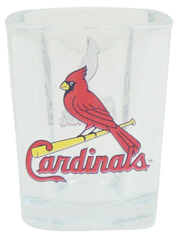Cardinals Square Shotglass
