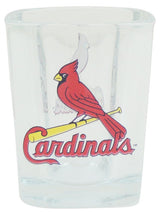 Cardinals Square Shotglass