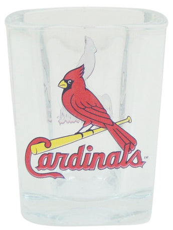 Cardinals Square Shotglass