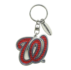 Washington Nationals W Magic Glitter Keychain