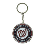 Washington Nationals 3MM Silver Keychain