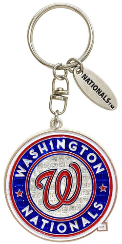 Washington Nationals Logo Magic Glitter Keychain