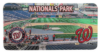 Washington Nationals Stadium Foil License Plate Magnet