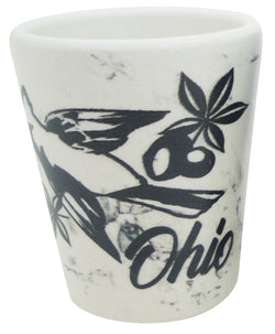 Ohio Mini Ceramic Marble Cup - Elegant and Compact Drinkware