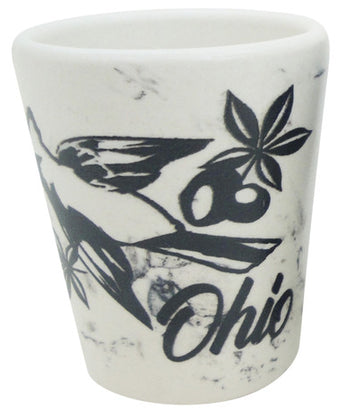 Ohio Mini Ceramic Marble Cup - Elegant and Compact Drinkware