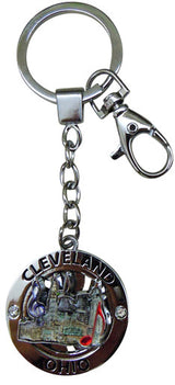 Cleveland Skyline Music Notes Spinning Toy with Clip