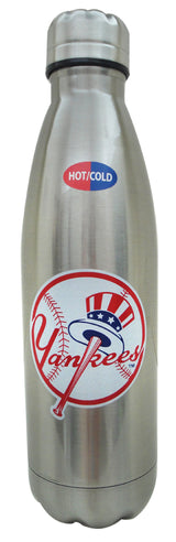 Yankees Red/White Circle Steel Water Bottle