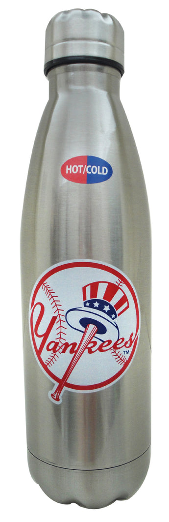 Yankees Red/White Circle Steel Water Bottle