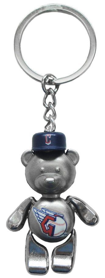 Cleveland Guardians Bear with Hat Keychains