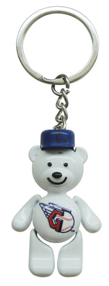 Cleveland Guardians Bear with Hat Keychains