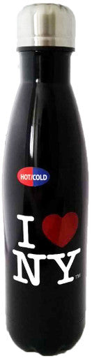 I LOVE NY tm Steel Black Water Bottle