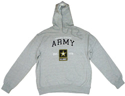 Grey Army Distressed Logo Sweatshirt