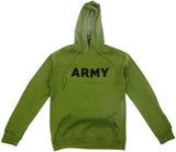 Green/Black Army Sweatshirt Hoodie