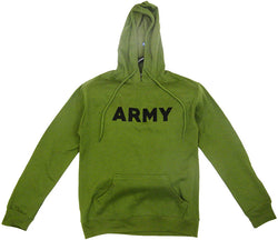Green/Black Army Sweatshirt Hoodie
