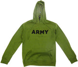 Green/Black Army Sweatshirt Hoodie