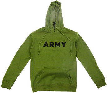 Green/Black Army Sweatshirt Hoodie