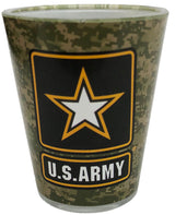 Khaki US Army Shotglass