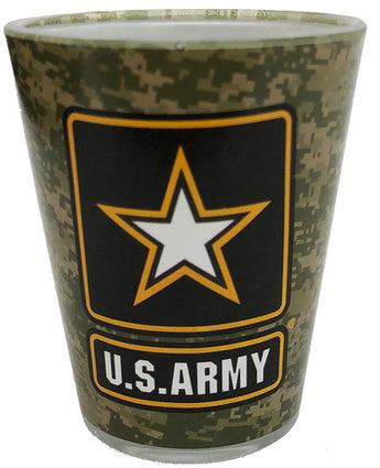 Khaki US Army Shotglass