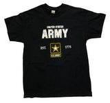Black United States Army Shirt