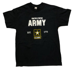Black United States Army Shirt
