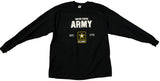 Black United States Army EST 1775 Long Sleeve