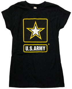 Womens Black US Army Shirt