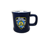 NYPD Shield Logo Embossed 15oz Cup (Blue)