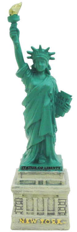 4 Statue of Liberty Poly Resin Replica - Detailed Miniature Collectible