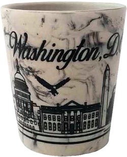 Washington DC Mini Ceramic Cup - Travel-Sized Souvenir