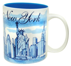 NEW YORK Blue Monument 11 oz Mug