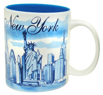 NEW YORK Blue Monument 11 oz Mug