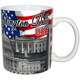 USA Flag 11oz Washington DC Cup