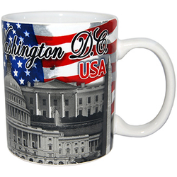 USA Flag 11oz Washington DC Cup