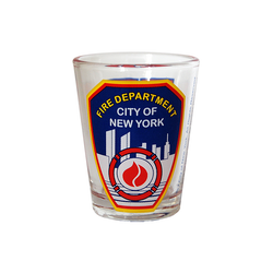 FNDY Shield Logo Clear Shot Glass