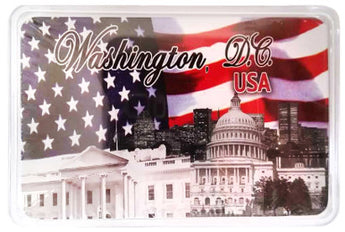 USA Flag Collage Washington DC Playing Cards