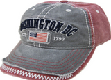 Washington DC Hat Red / Grey