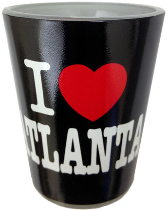 Atlanta Love Black Clear Shotglass