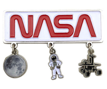 NASA Dangle Magnet with Moon