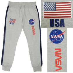 NASA Grey Striped Sweatpants