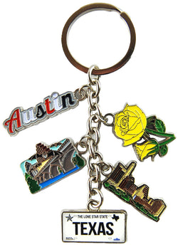 Skyline License Plate with Austin Dangle Roses and Tag Feature