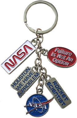 NASA Dangle K/R: Rocket Scientist Meatball Charm - Never an Option for Failure