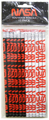 NASA Logo Black/White Pencils 12-Pack