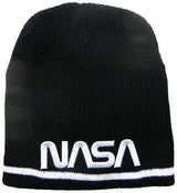 NASA Knit Hat with White Logo